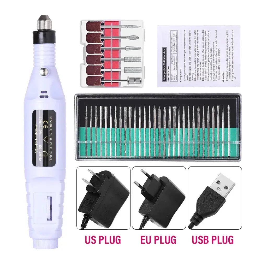 Portable Nail Drill Set for Mobile Pros — product view 20