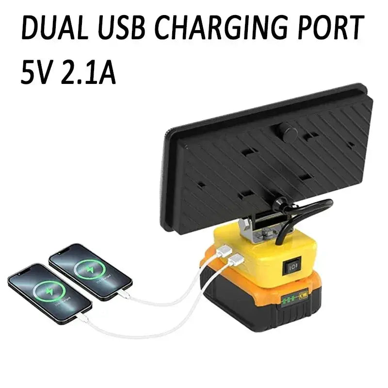 Portable 8 Inch LED Work Light For Batteries Bright Tool