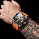 Men Mechanical Skeleton Dial Watch
