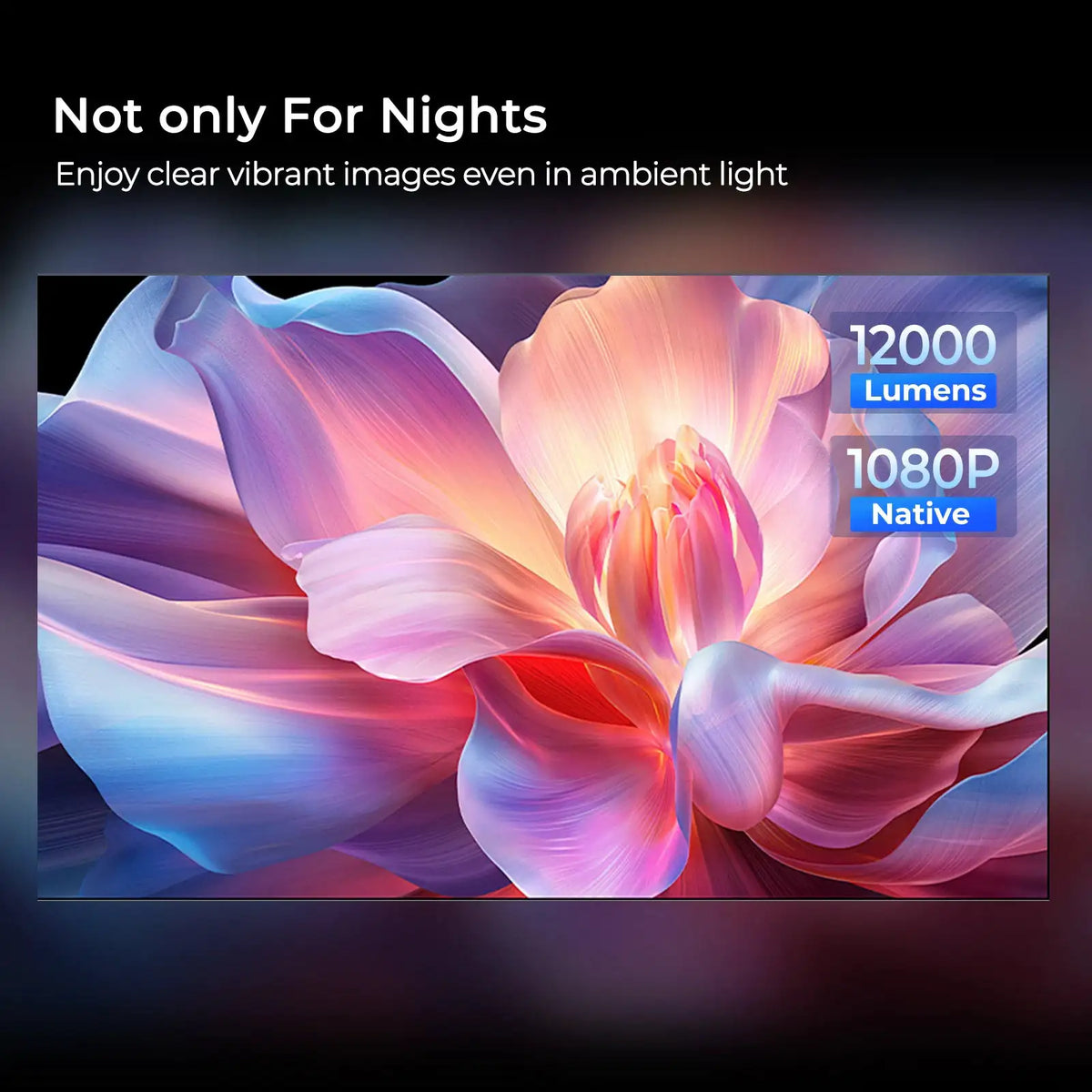 LynCast Projector Native , Android Auto Focus & Keystone ° — product view 3