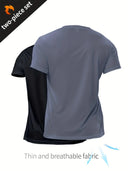 2/1pcs Quick-Drying Compression T-Shirt for Men Lightweight