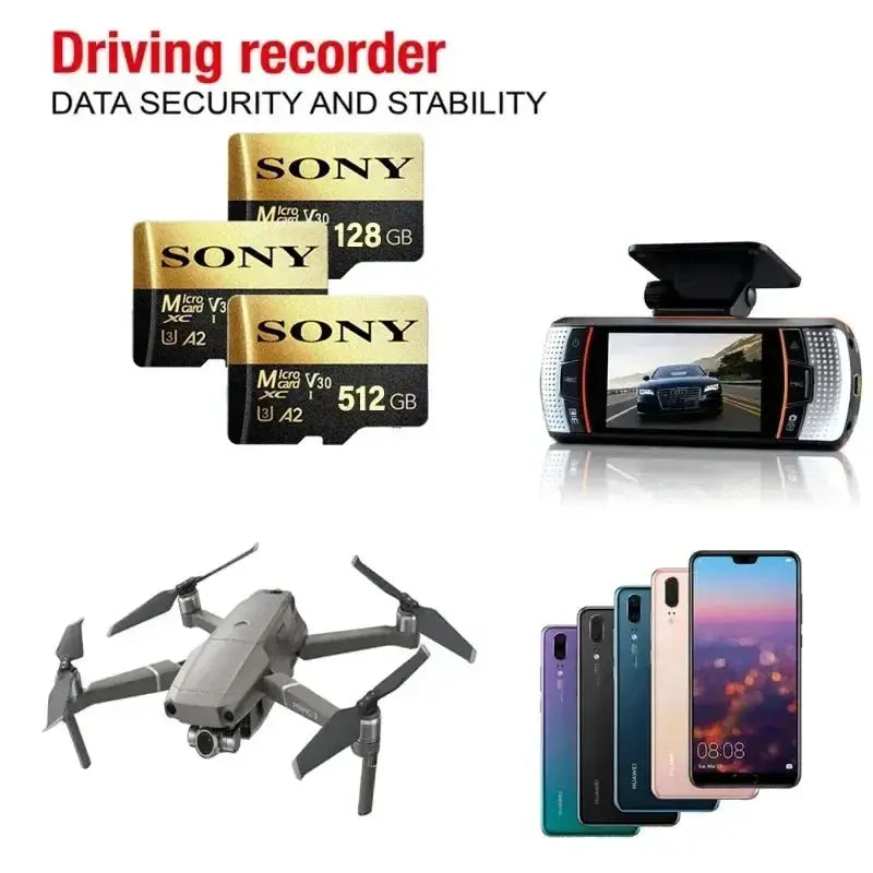 Sony Micro SD Card Mini 1TB High Speed C10 Memory Card