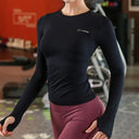 Long Sleeve Yoga Shirts Sport Top Fitness Clothes Wear for Women