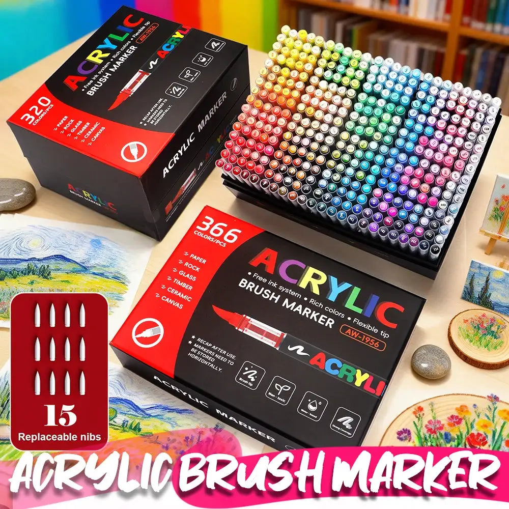 Precision Liquid Acrylic Markers — product view 8