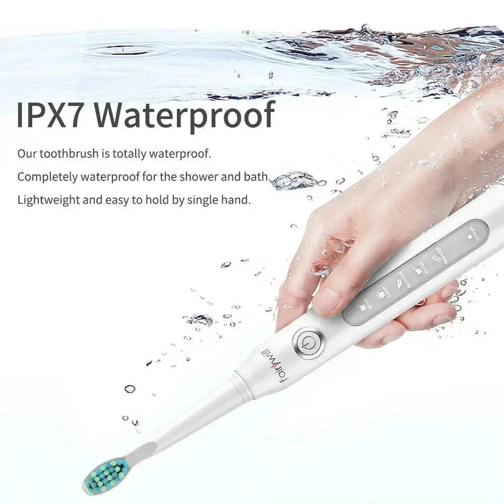 Fairywill FW507 Waterproof Sonic Toothbrush 40K VPM 4 Heads