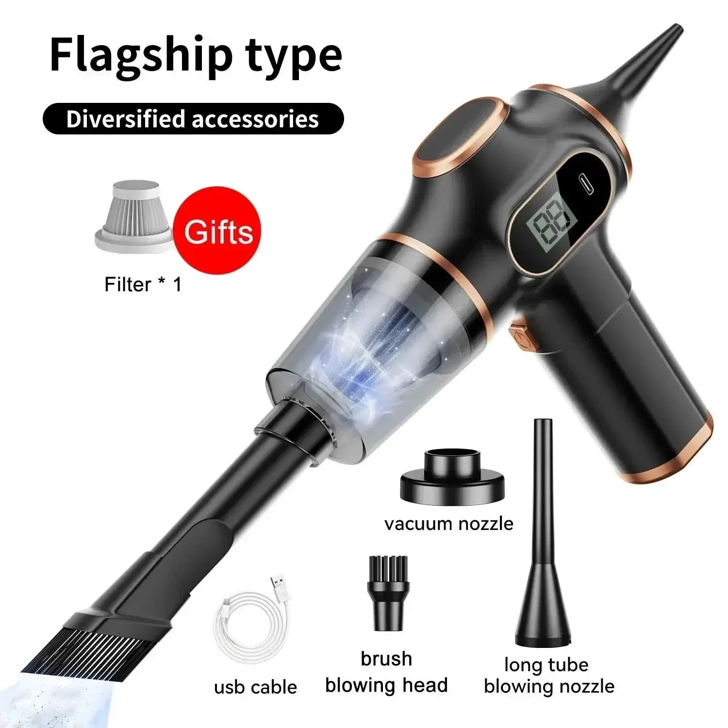 Wireless Vacuum Cleaner Portable Cleaning Tool For Home Car
