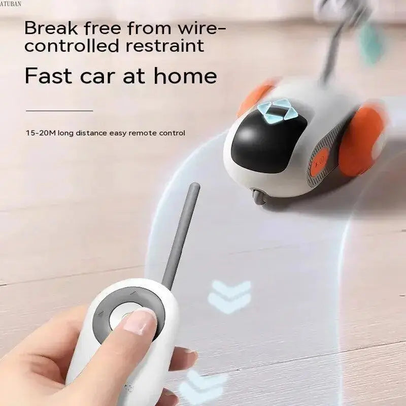 Wireless Cat Car Interactive Playtime Toy Remote Control