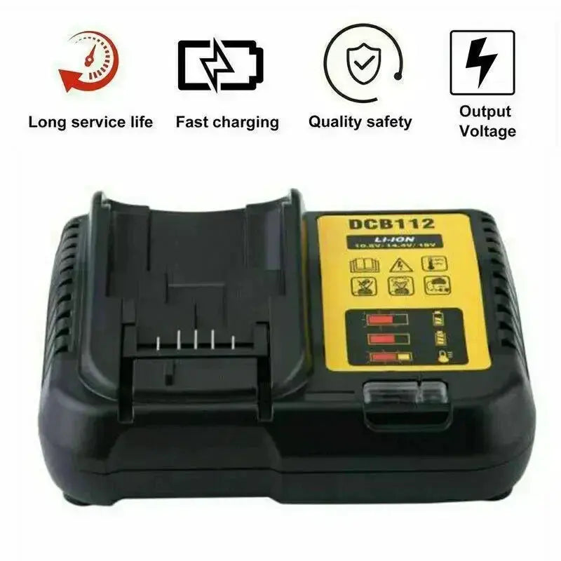 DCB112 2A Lithium Battery Charger For 10.8V And 18V Tools