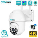 4K Smart WiFi PTZ Security Camera with Night Vision