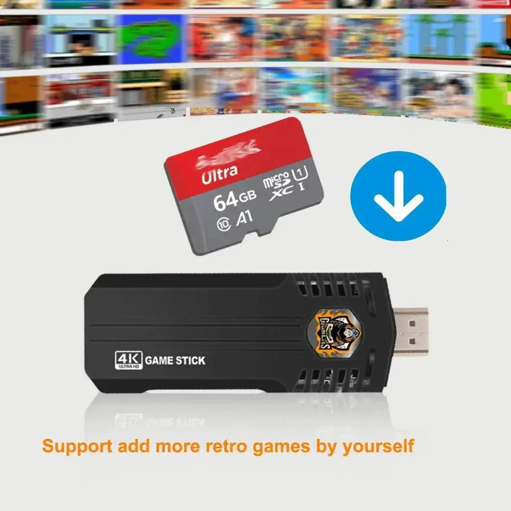 Game Stick 4K X8 Pro Retro Handheld Console 30000 Games