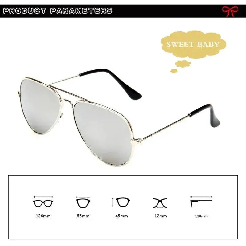 UV400 Retro Kids Sunglasses For Boys And Girls Trendy