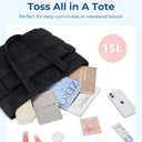 Puffy Tote Bag for Women Big Square Cotton Padded Purse