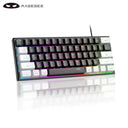 Mini Gaming Keyboard - Rgb Backlit Space Saver
