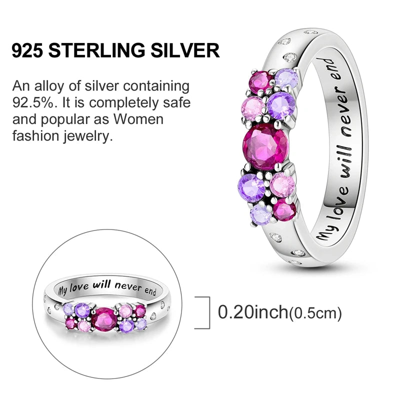 Mula Sterling Silver Ring Infinite