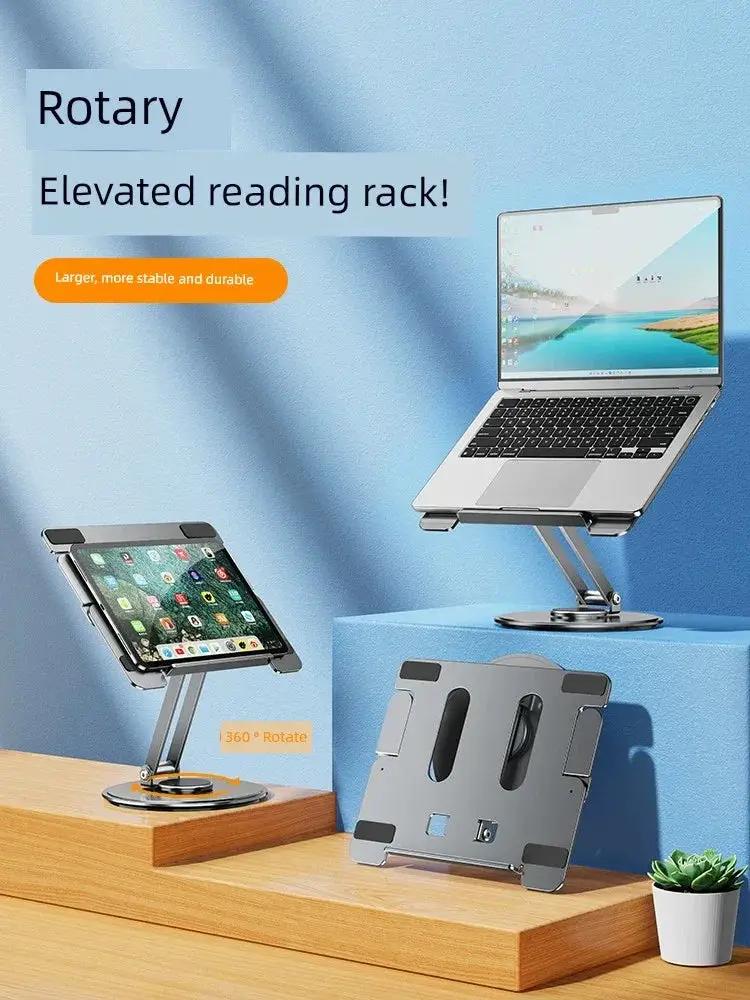 Notebook Riser Bracket 360 Degree Rotation Aluminum