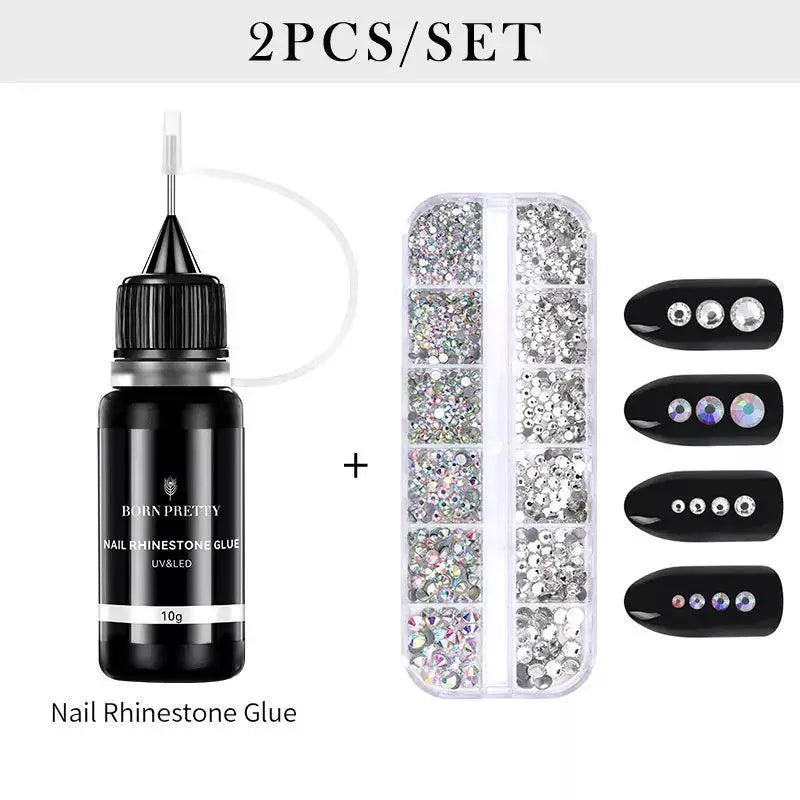 Nail Art Rhinestone Adhesive Precision UV Glue for Nails