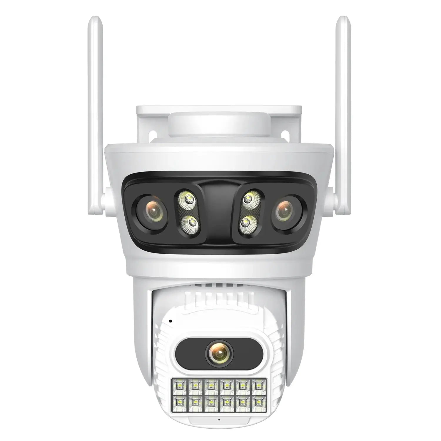 12MP Outdoor WiFi Camera - With 3 Lens PTZ AI Tracking For ICSEE App - stepyours.com