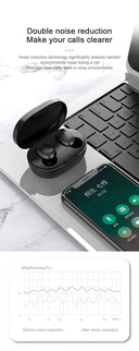 Original A6S TWS Wireless Bluetooth Headset Earphone