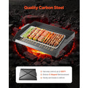 SucceBuy Carbon Steel Griddle Universal Flat Top Rectangular