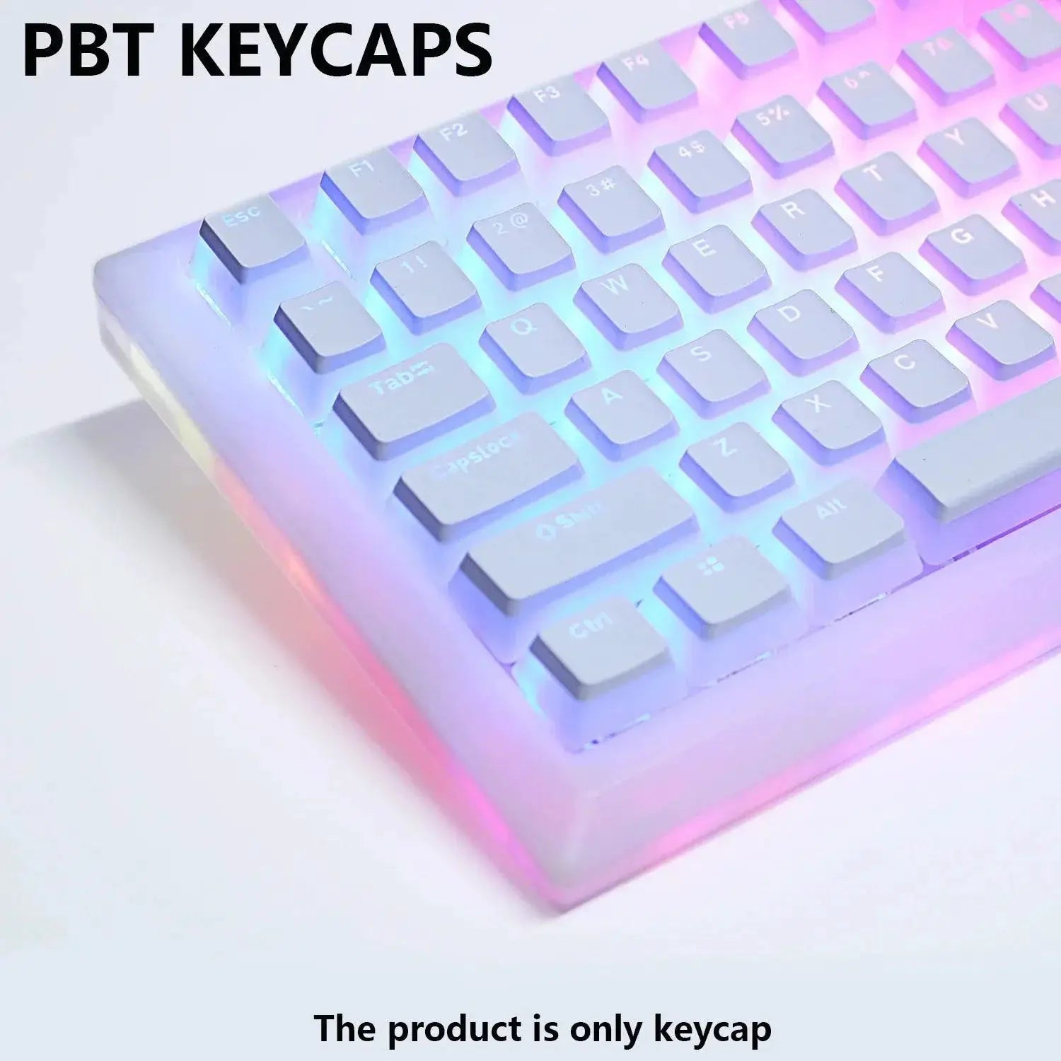 Premium PBT Pudding Keycaps Set For RGB Backlit Keyboards