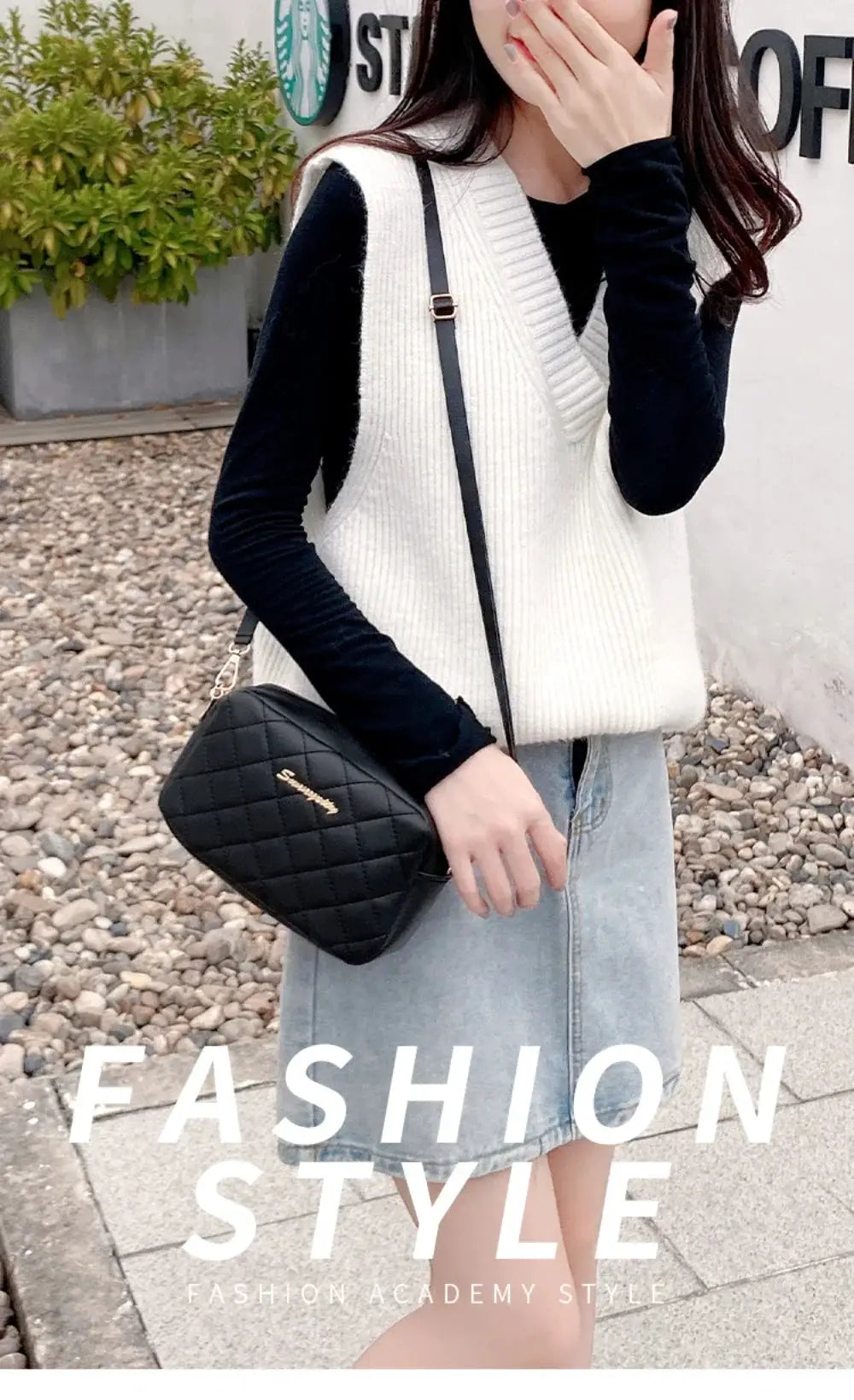 2025 tassel women's small crossbody bag trend diamond grid embroidery camera women's shoulder bag fashion chain crossbody bag