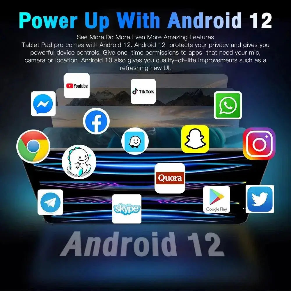 Global Version 8 Inch Android 12 Tablet PC With 12GB RAM