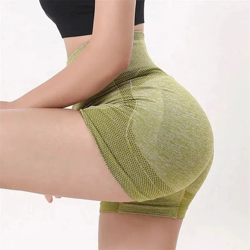 Seamless High Waist Yoga Shorts Women — product view 17
