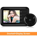 2.4 Inch LCD Peephole Doorbell Camera With IR Night Vision Never Miss A Visitor