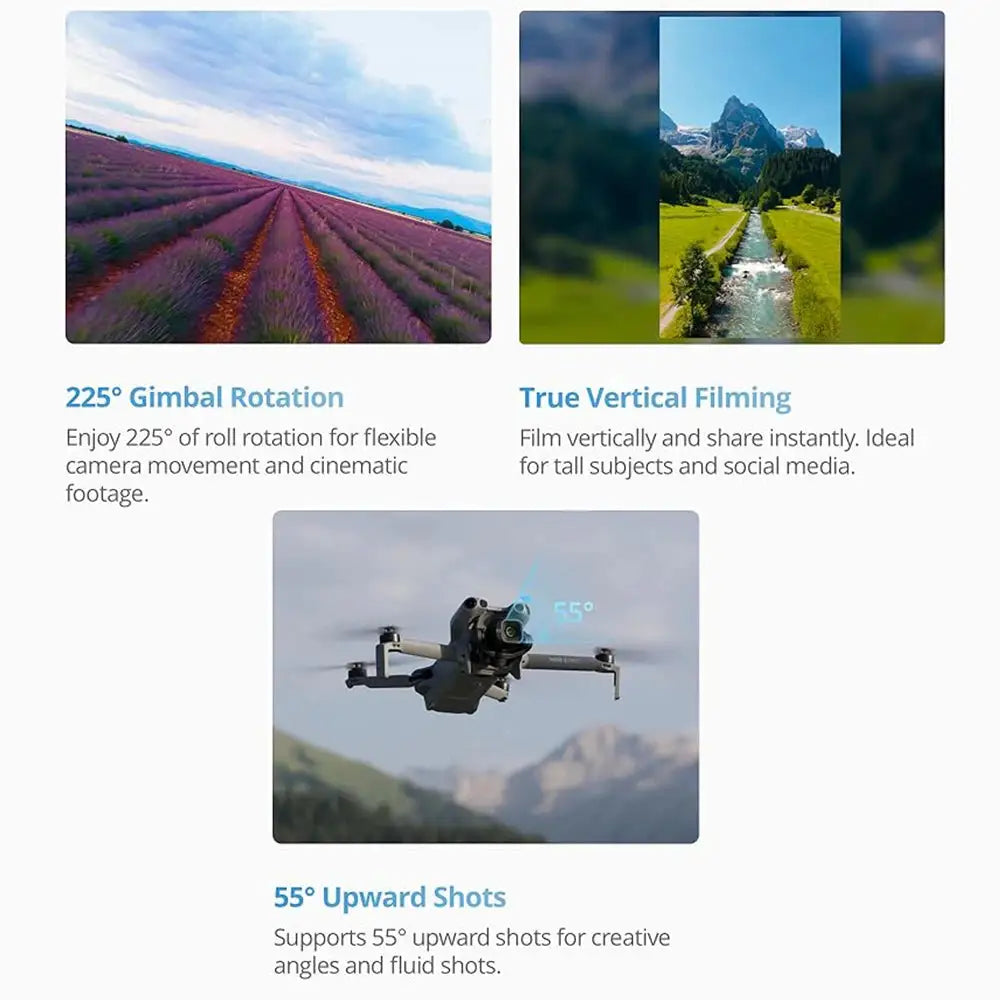 DJI Mini 5 Pro Fly More Combo - Mini Drone 4K Professional HDR Camera, Omnidirectional Obstacle Sensing, 20km FHD Transmission, ActiveTrack 360°, Foldable GPS UAV for Travel Vloggers & Content Creators Fast Shipping