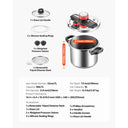 SucceBuy Qt Pressure Cooker Stainless Steel Pressures Canner