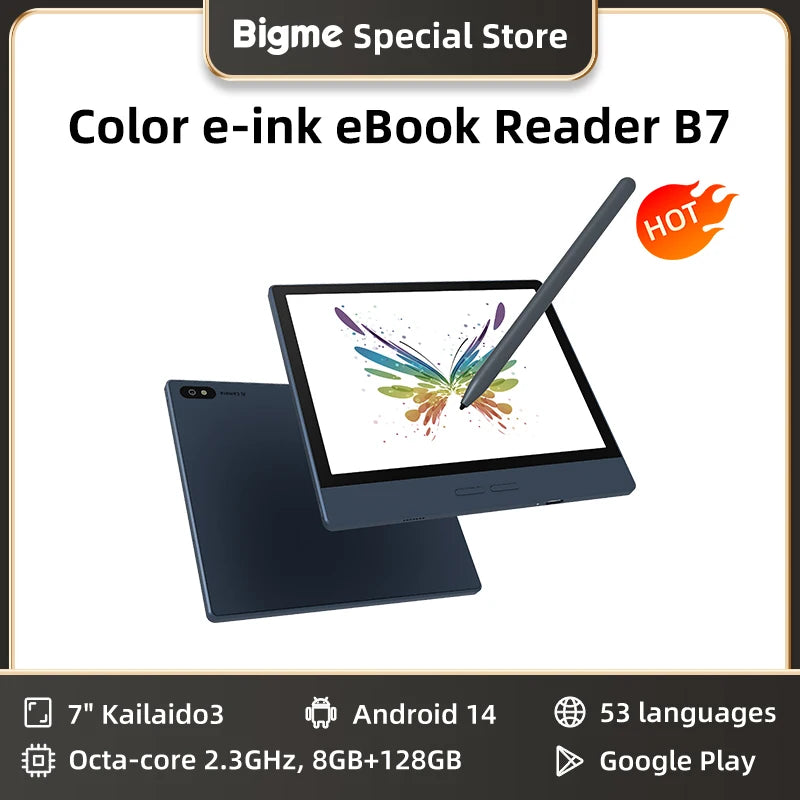 Bigme B Ebook Reader Inch