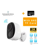 Wireless Outdoor Security Camera for Homeowners 2K