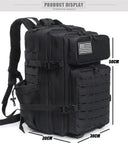 45L Molle Tactical Backpack For Outdoor Hiking Edc