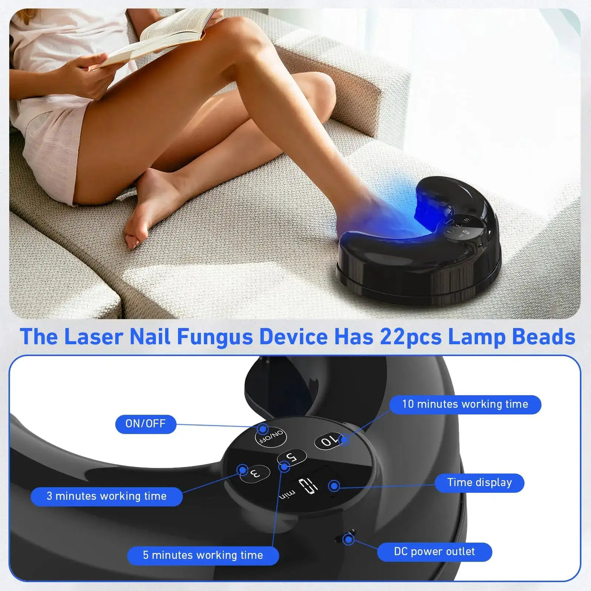 Wireless Nail Fungus Cleaning Device for Toenails & Fingernails — product view 4