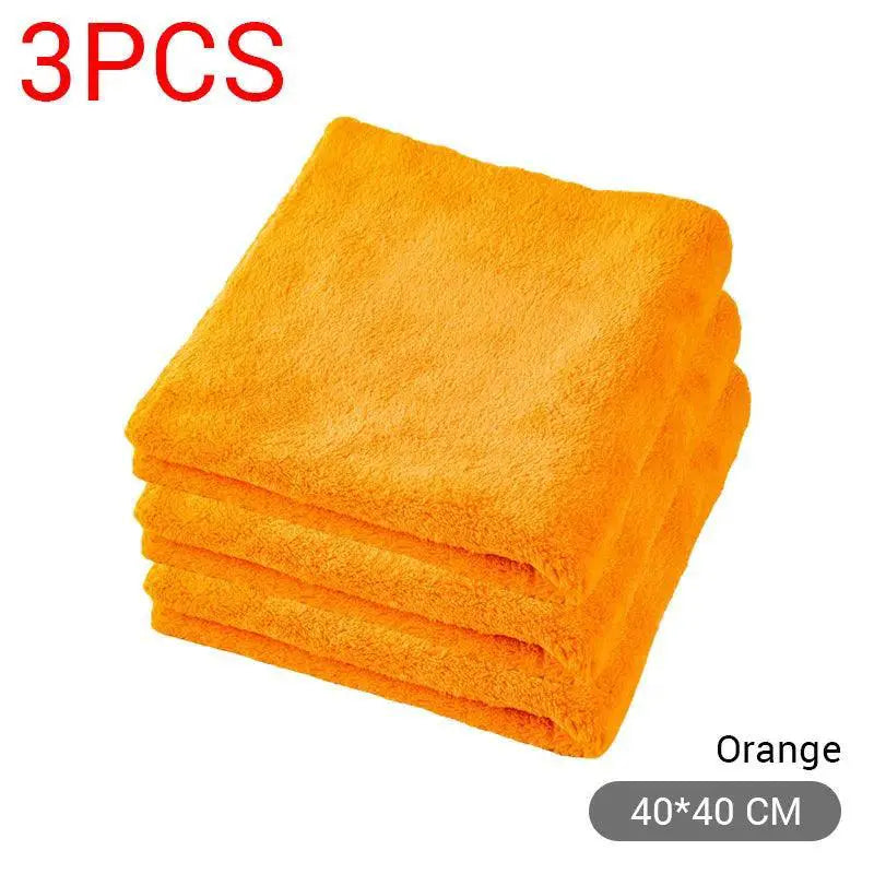 Ultra Plush Microfiber Cleaning Towels For Car And Home