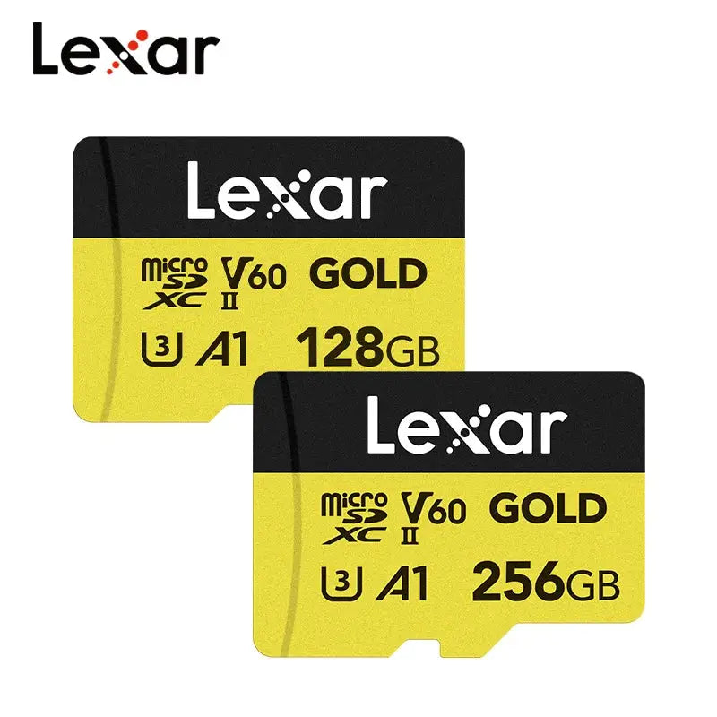 High Speed Lexar MicroSD Card U3 V60 A1 Memory Card 128GB 256GB Max 280Mb/s 4K Video Flash TF Card for Drones Switch Action Cam