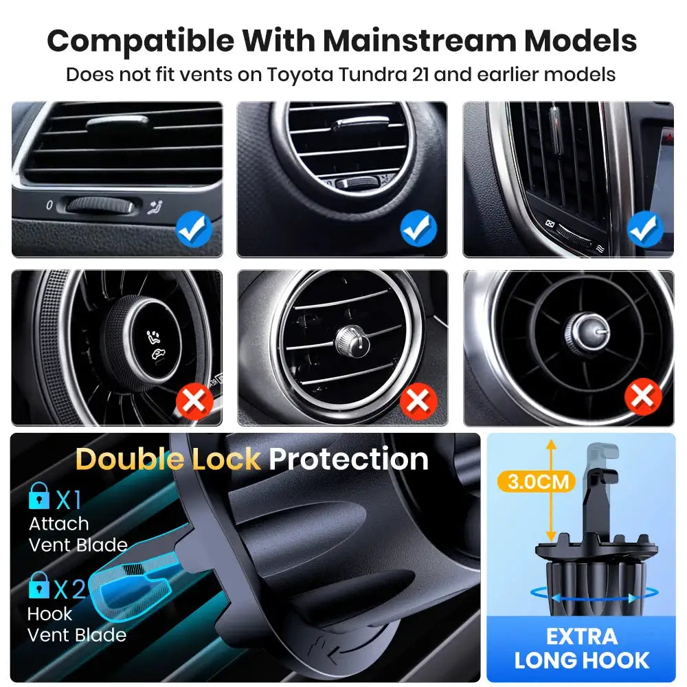 TOPK Universal Car Phone Holder Gravity Car Holder For Phone In Car Air Vent Clip Mount Smartphone Holder