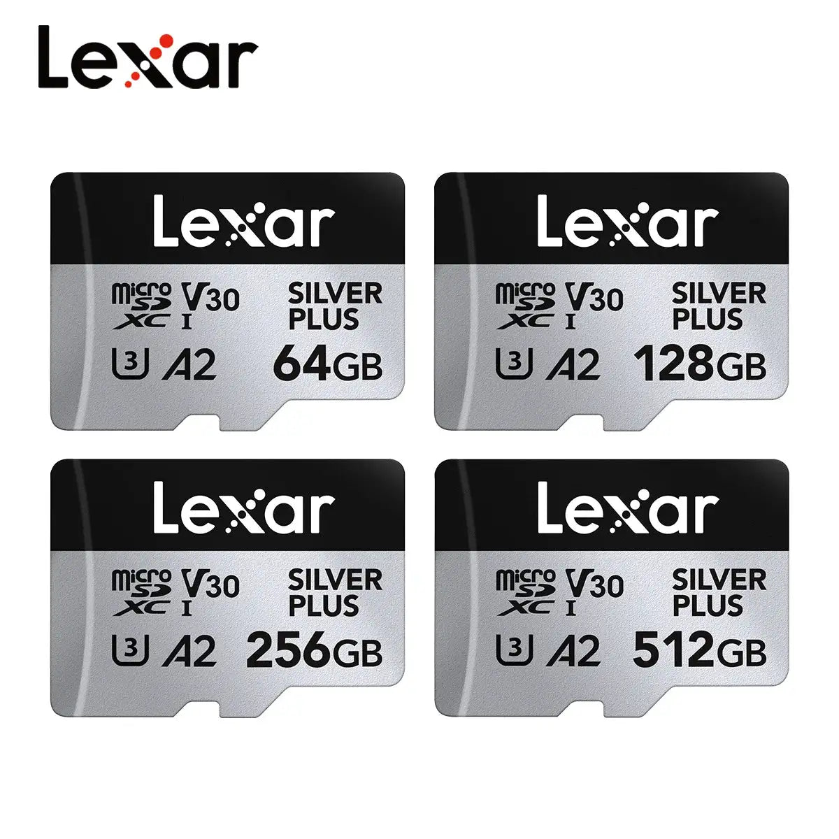 Original Lexar High Speed MicroSDXC UHS-I Memory Card for DJI Drones Action Cam Switch NS Lite Tablet Max 205Mb/s Flash TF Cards