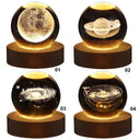 Crystal Ball Lamp With Galaxy Projection
