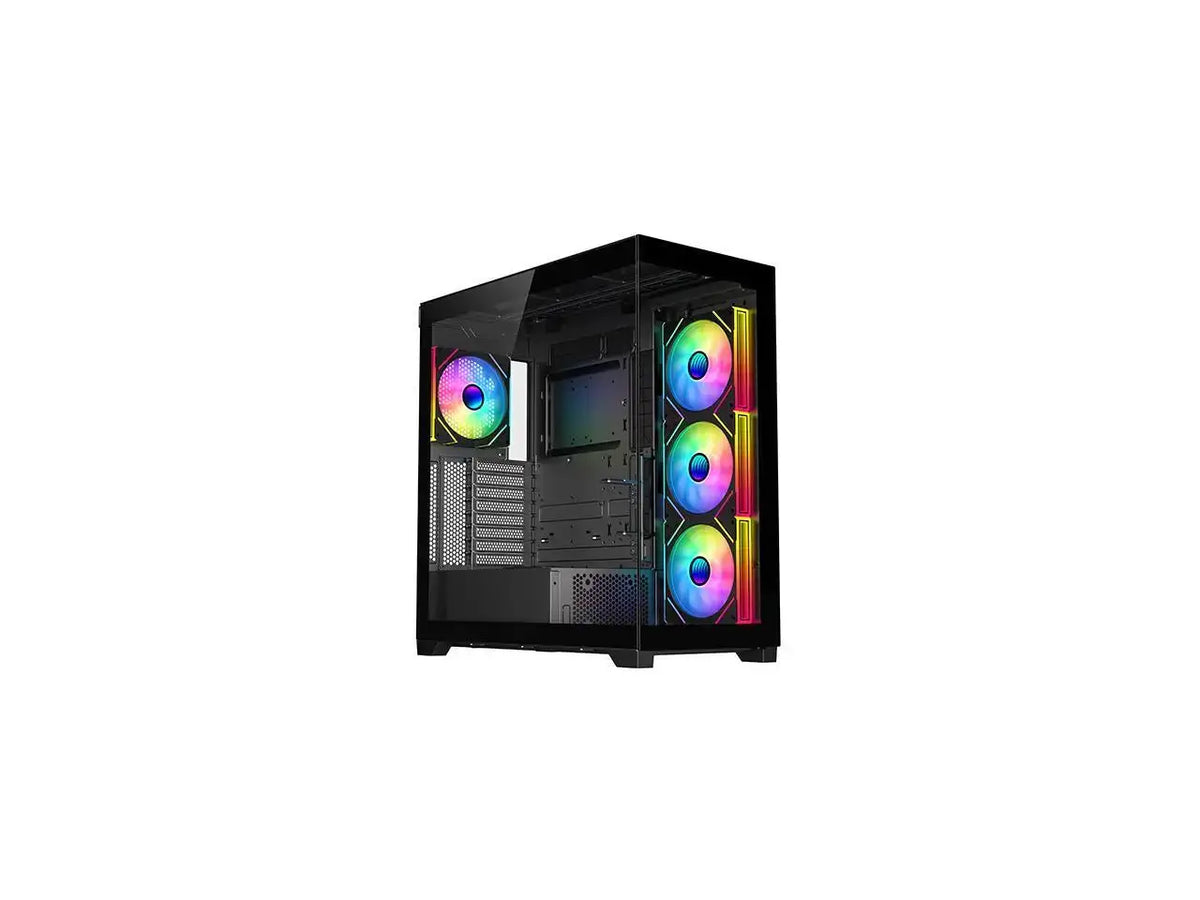 DIYPC Vanguard-F2-BK Black Cases (Computer Cases - ATX Form)