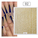 Elevate Your Style with Chic 3D Nail Art Decals Set