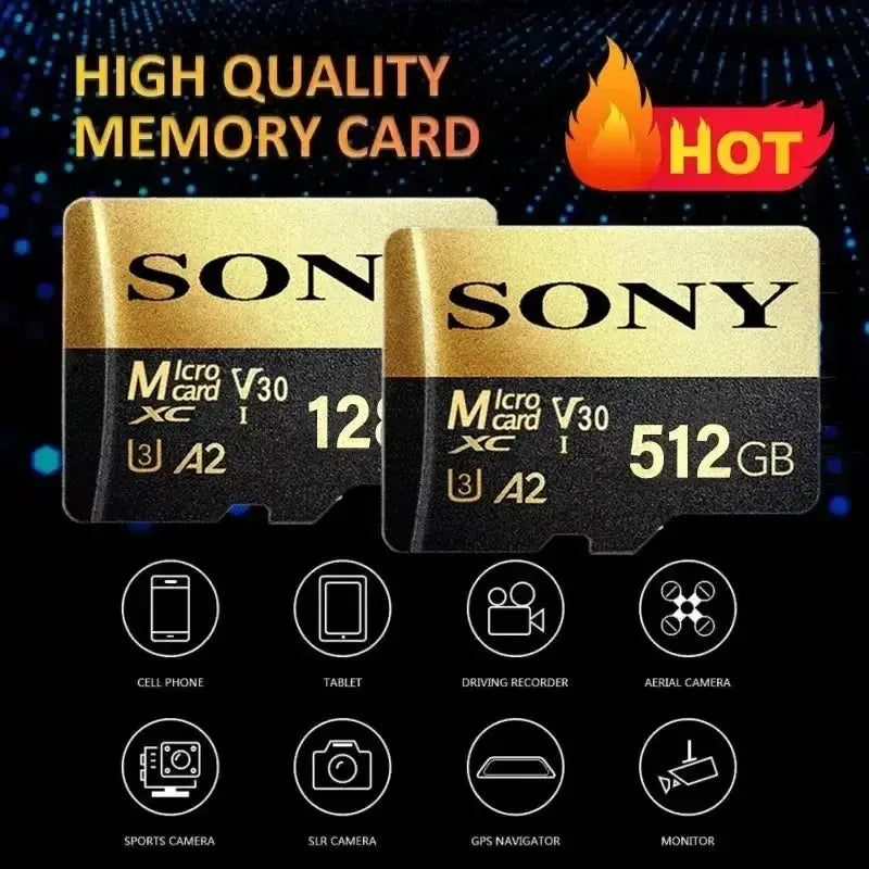 Sony Micro SD Card Mini 1TB High Speed C10 Memory Card