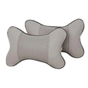 Car Neck Pillow PU Leather Headrest Both Sides 1 Pack