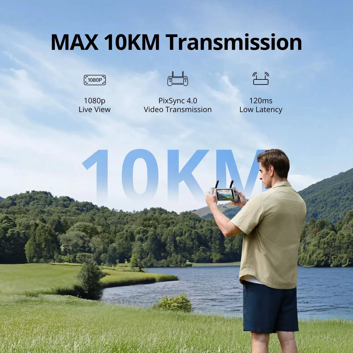 Potensic ATOM Drone with PTD Remote Control Video, Photo Camera — product view 3