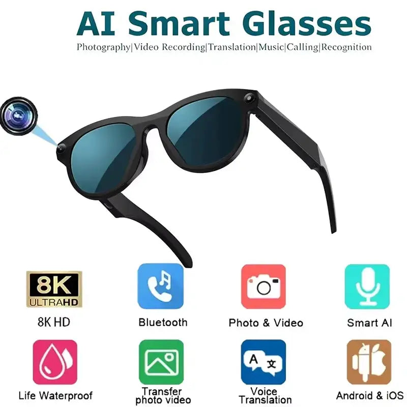 HD Color Changing AI Smart Glasses Chat GPT Camera Bluetooth — product view 9