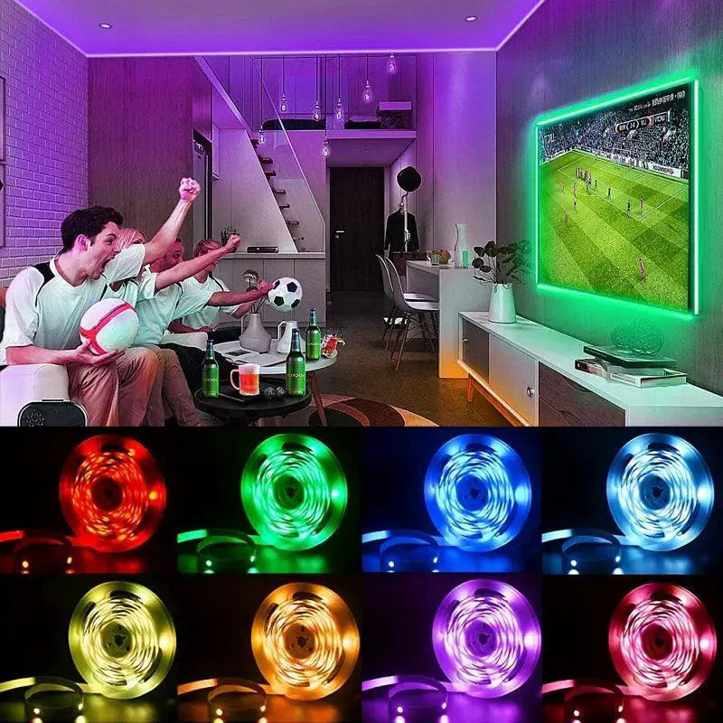 5050 RGB LED Strip Lights For Vibrant TV Viewing Colors