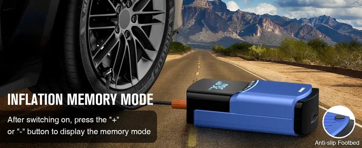 In Jump Starter Tire Inflator Power Bank — product view 14