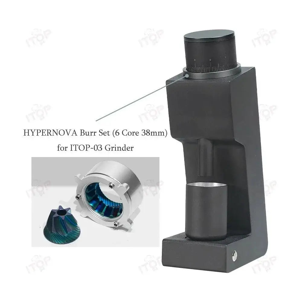 ITOP Electric Coffee Grinder Six Core Burr Grinder — product view 11