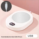 USB Cup Warmer 5V Mug Heater For Coffee Tea Desk Home Office Keeps Drinks Hot