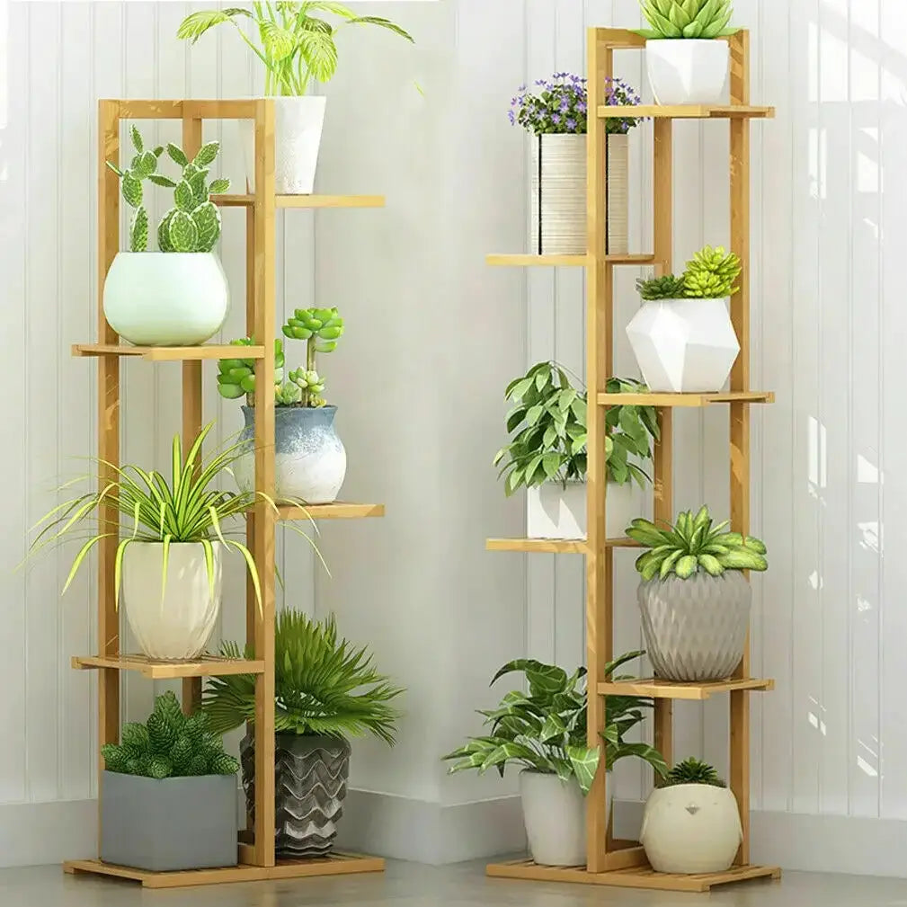 Durable Bamboo Plant Stand for Indoor — product view 8